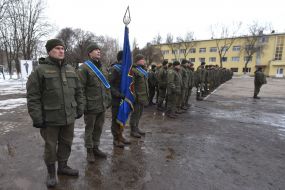 Servicemen of the National Guard of Ukraine