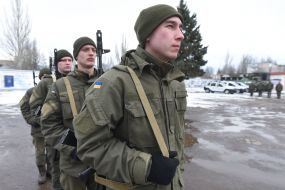 Servicemen of the National Guard of Ukraine