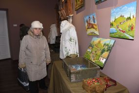 Visitor of the exhibition