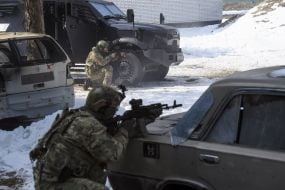 Показательные выступления спецподразделений СБУ