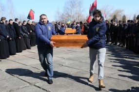 The reburial of the remains of the victims of the communist regime