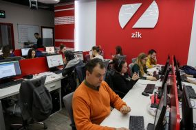 Office of  TV channel ZIK