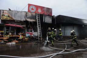 Extinguishing the fire