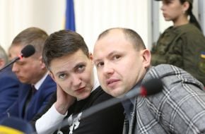 Надежда Савченко и Олег Соловей