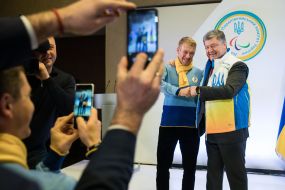 Petro Poroshenko met with Paralympic athletes