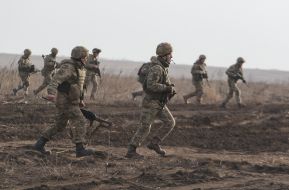 The exercises of the assault and assault troops of the Ukrainian Armed Forces