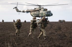 The exercises of the assault and assault troops of the Ukrainian Armed Forces