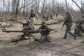 The exercises of the assault and assault troops of the Ukrainian Armed Forces