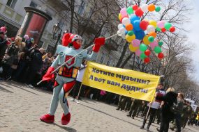 Yumorina. Carnival procession in Odessa