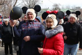 Yumorina. Carnival procession in Odessa