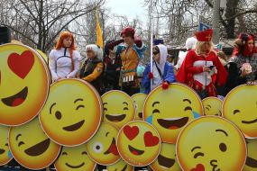 Yumorina. Carnival procession in Odessa