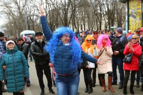 Yumorina. Carnival procession in Odessa