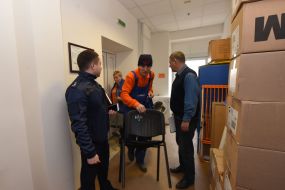 Fire inspection of Epicenter hypermarket in Zaporozhye