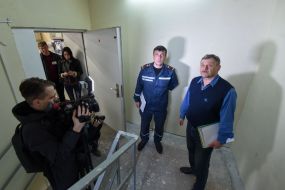 Fire inspection of Epicenter hypermarket in Zaporozhye