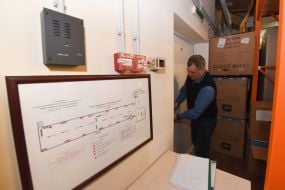 Fire inspection of Epicenter hypermarket in Zaporozhye