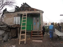 Восстановительные работы в Авдеевке