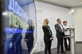 Roman Ilyk, Uliana Suprun and Svetlana Yanovich