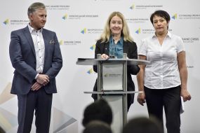 Roman Ilyk, Uliana Suprun and Svetlana Yanovich