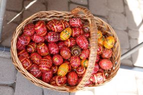 Basket with pysanka