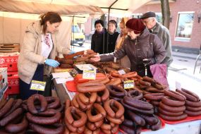 Sale of sausage