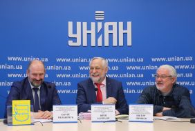Sergei Melnychuk, Yuriy Karmazin and Viktor Shishkin