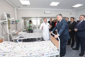 Petro Poroshenko visited the Vinnytsia Regional Children's Clinical Hospital