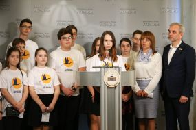 Briefing of deputies and students of Klovsky Lyceum