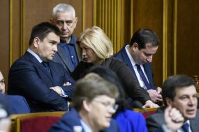 Pavlo Klimkin and Iryna Gerashchenko