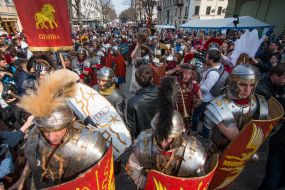 Costume staging "Easter reconstruction"