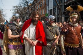 Costume staging "Easter reconstruction"