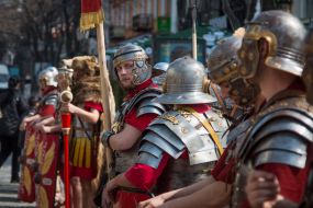 Costume staging "Easter reconstruction"