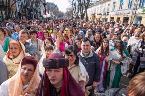 Costume staging "Easter reconstruction"