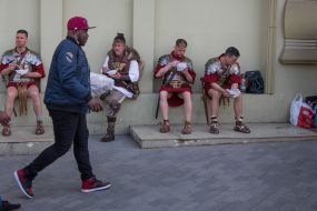 Costume staging "Easter reconstruction"