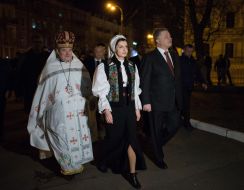 Petro Poroshenko with his wife Marina