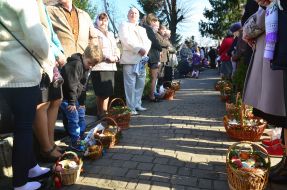 Освящение пасхальных корзин