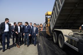 Groisman got acquainted with the progress of work on the route "Kiev-Odessa"