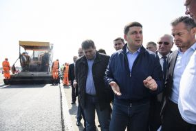 Groisman got acquainted with the progress of work on the route "Kiev-Odessa"