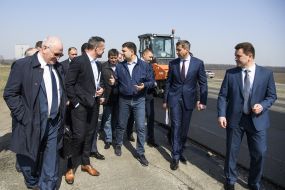 Groisman got acquainted with the progress of work on the route "Kiev-Odessa"