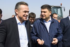 Slavomir Novak and Volodymyr Groisman