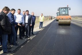 Groisman got acquainted with the progress of work on the route "Kiev-Odessa"