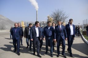 Vladimir Groisman at the asphalt-concrete plant