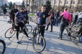 Flashmob "On a Bike to Work"