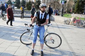 Flashmob "On a Bike to Work"