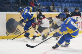 2018 Hockey Championship among juniors. Ukraine - Japan