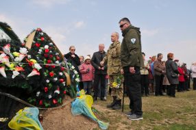 People during memorial events