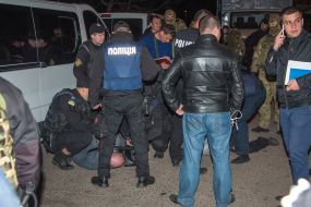 The arrest of the offender