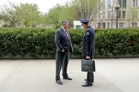 Vyacheslav Abroskin and Arsen Avakov