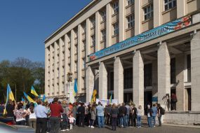 Participants of the rally