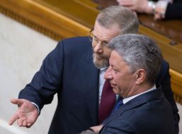 Alexander Vilkul and Yuri Boyko