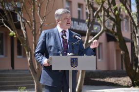 Petro Poroshenko visited the reconstructed perinatal center